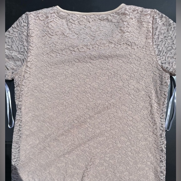 Calvin Klein Blush Lace Top - Picture 10 of 11